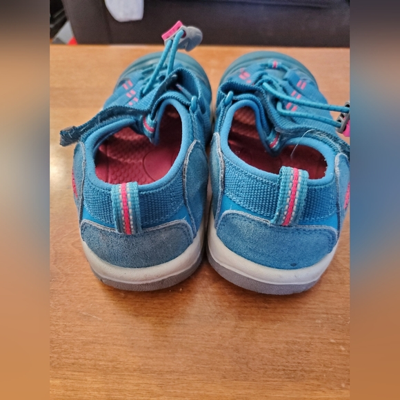 Keen Newport sandals turquoise pink kids sz us2 - Picture 4 of 7